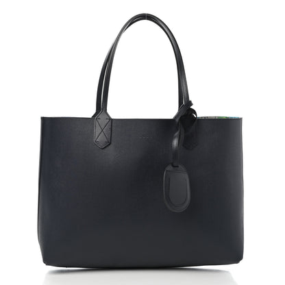 Gucci GG Supreme Monogram Blooms Medium Reversible Tote Beige Blue Navy 3 of 12