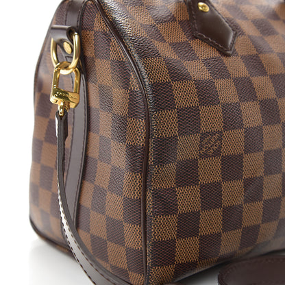 Louis Vuitton Damier Ebene Speedy Bandouliere 25 10 of 13
