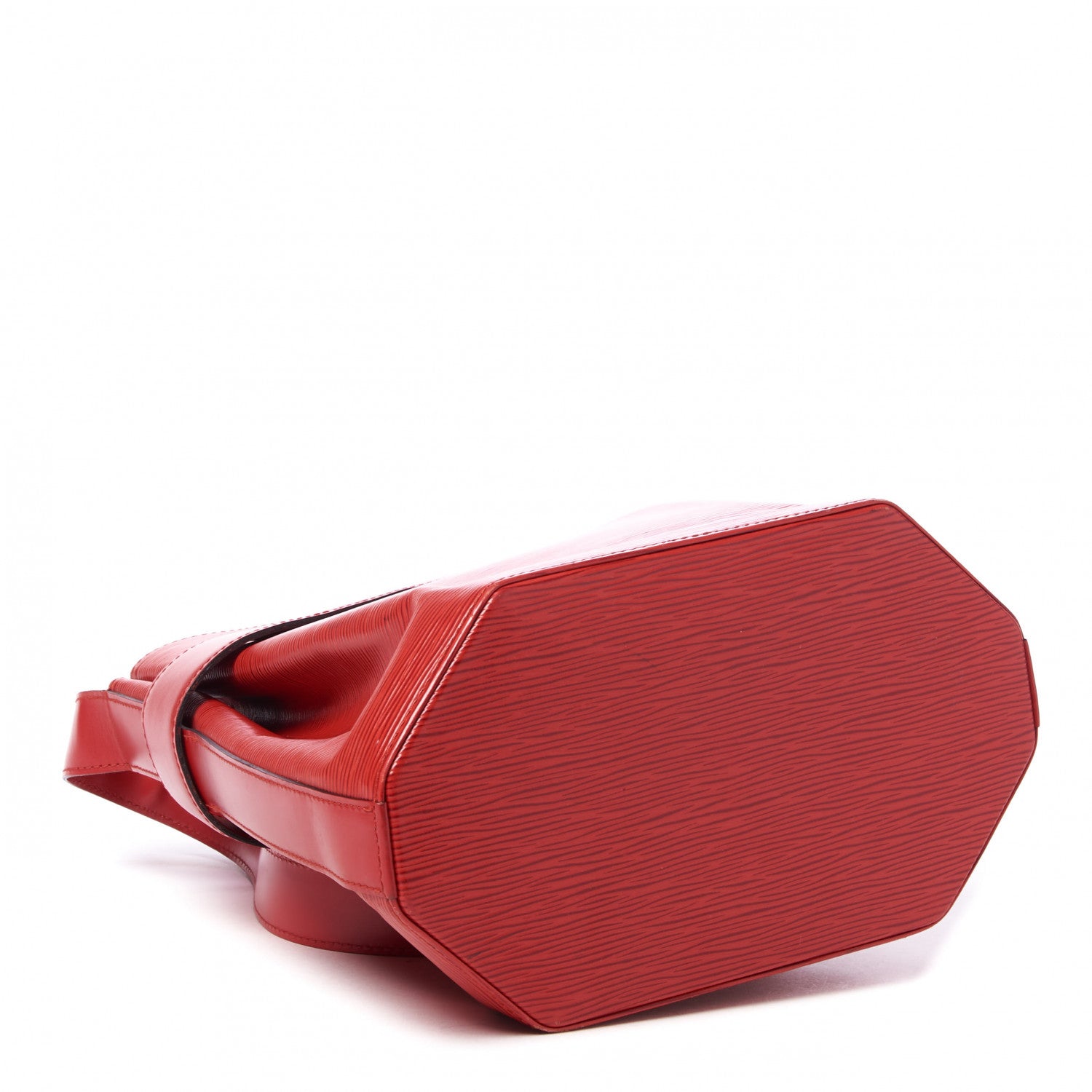 Louis Vuitton Epi Sac D'Epaule Castillan Red 3 of 8