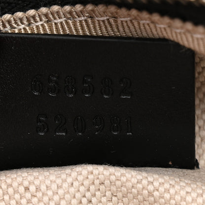 Gucci Calfskin GG Tennis Embossed Belt Bag Black 7 of 10