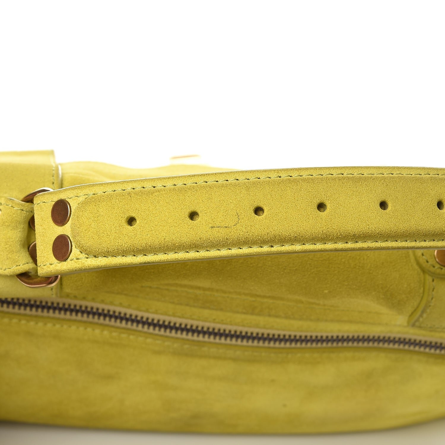 Proenza Schouler Suede Medium PS1 Satchel Citron 13 of 17