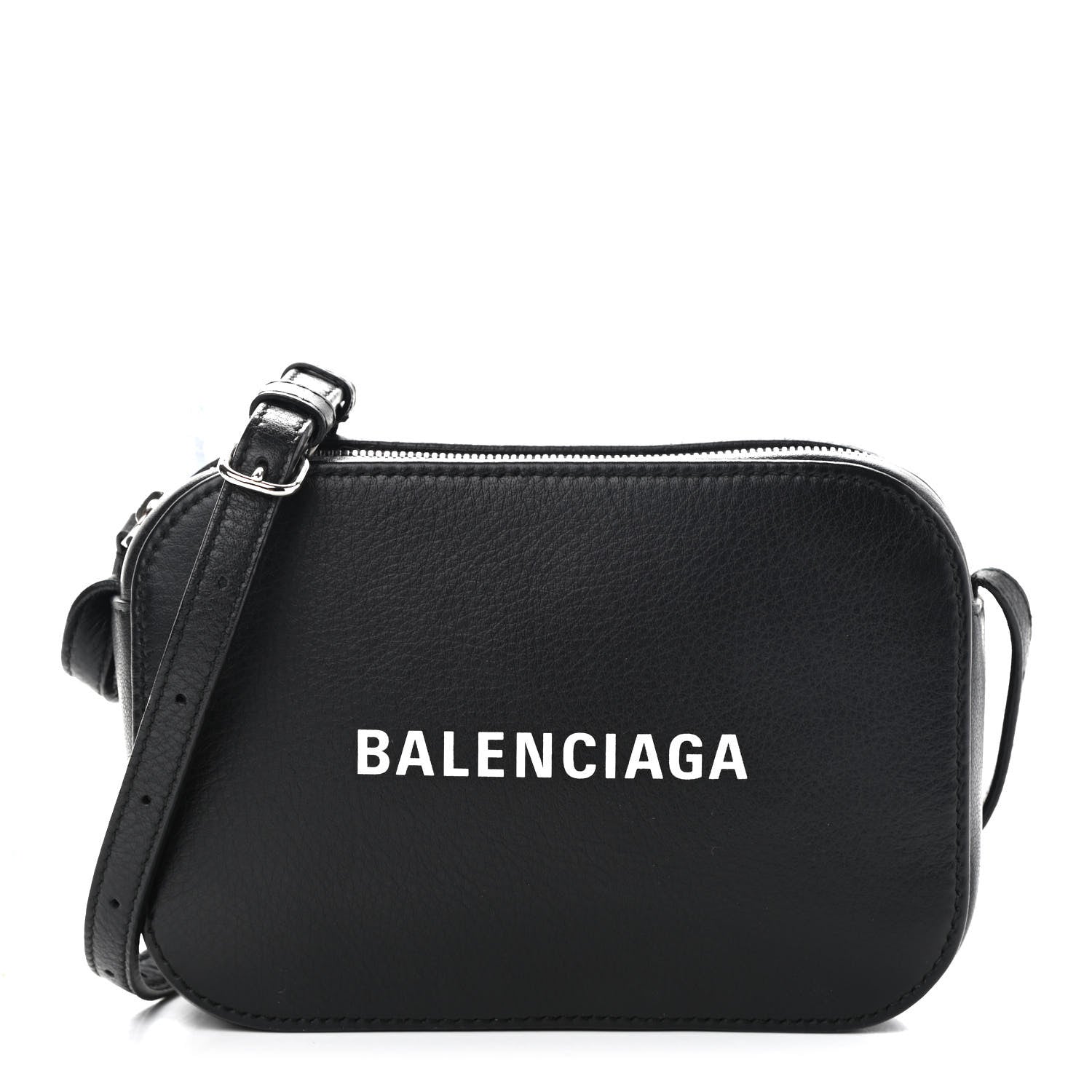 Balenciaga Calfskin Logo XS Everyday Camera Bag Black 1 of 10