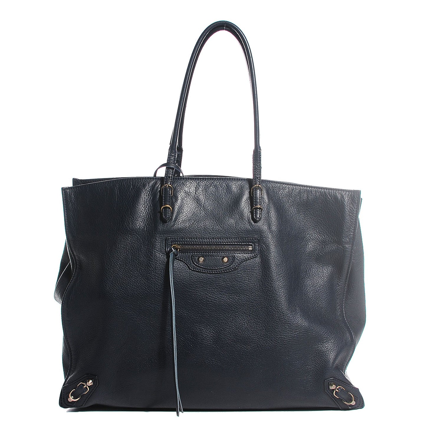 Veau Papier A4 Tote Bleu Roi