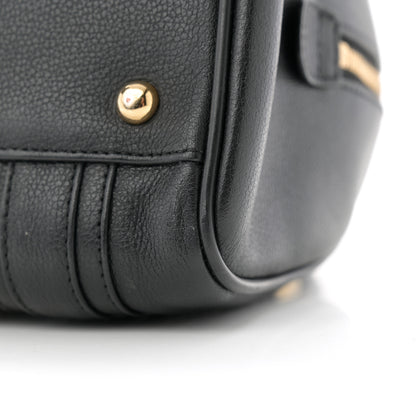 MCM Grained Calfskin Studded Boston Bag Black 11 of 13