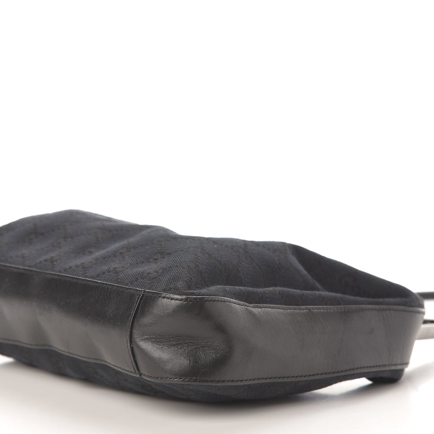 Gucci Monogram GG Small Clasp Hobo Black 9 of 13