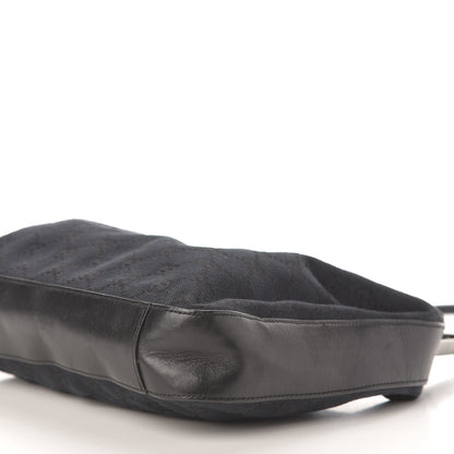 Gucci Monogram GG Small Clasp Hobo Black 9 of 13