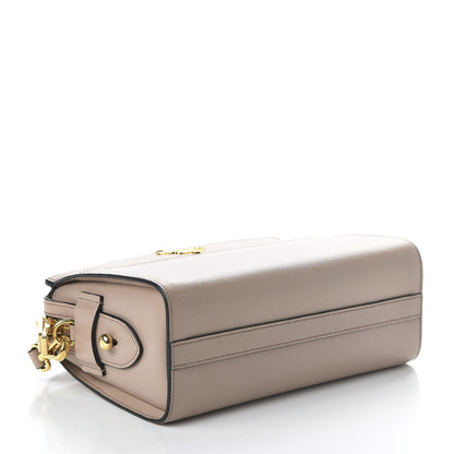 Prada Saffiano City Calfskin Esplanade Crossbody Bag Cipria 4 of 9