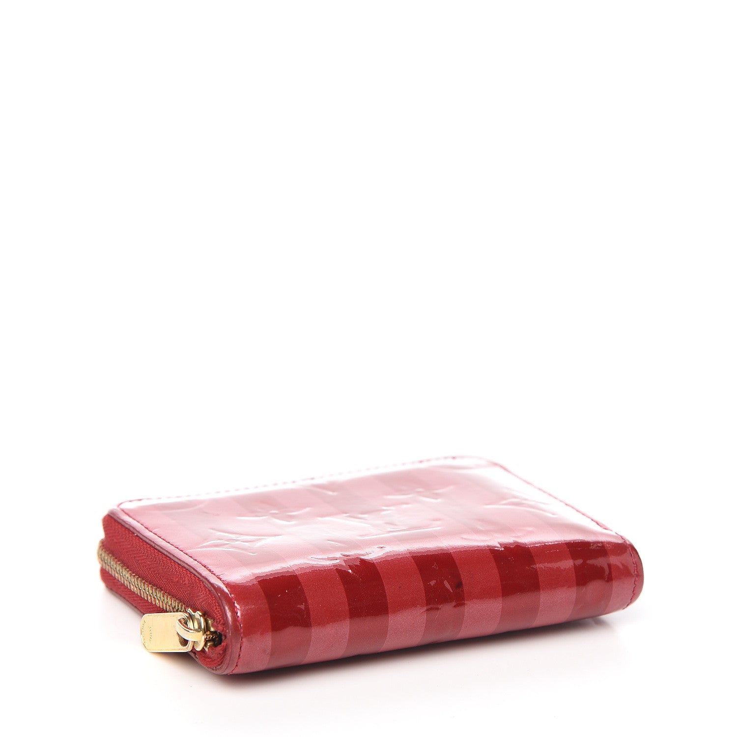 Louis Vuitton Vernis Rayures Zippy Coin Purse Pomme D'Amour 3 of 6