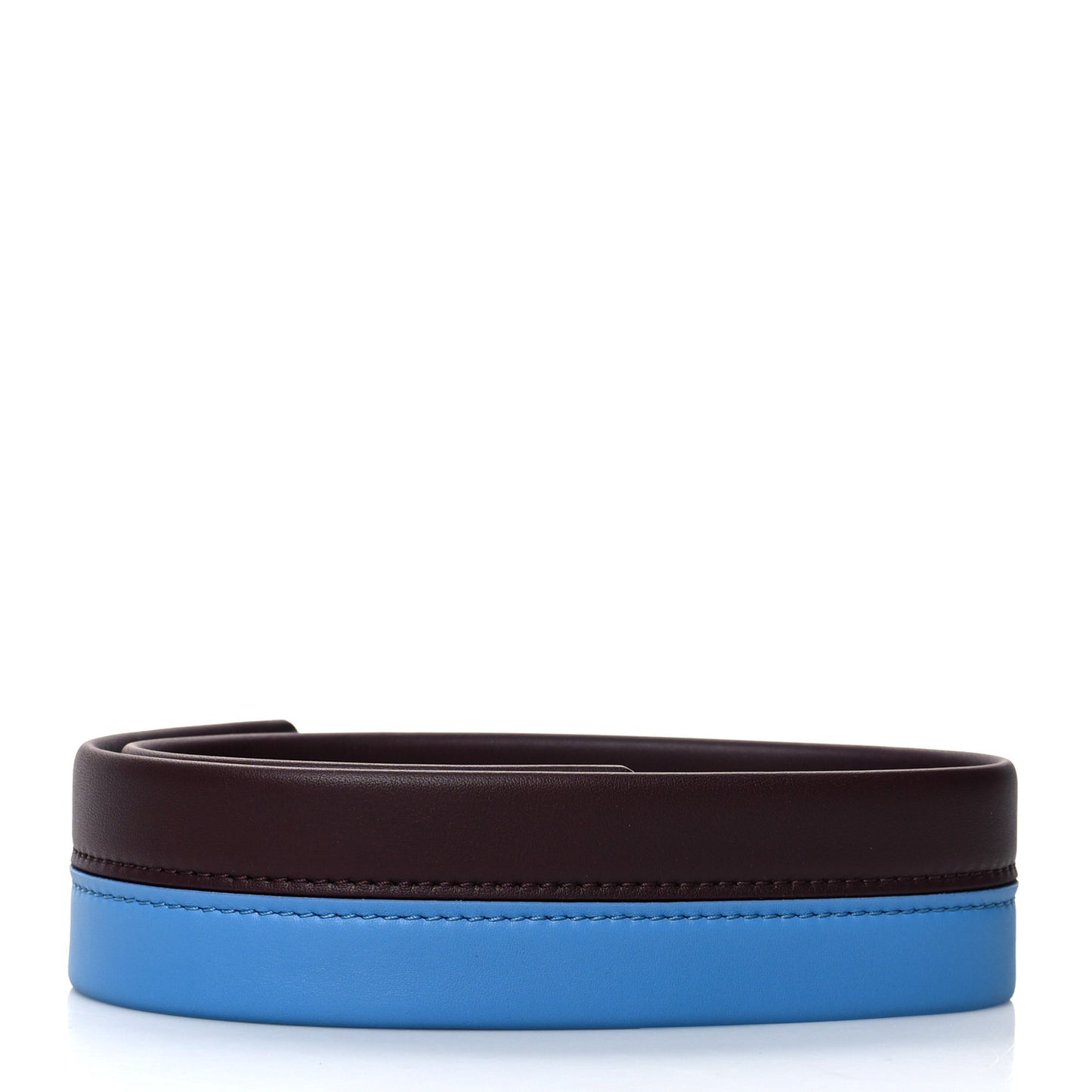 Calfskin Cluny MM Shoulder Strap Blue Glacial