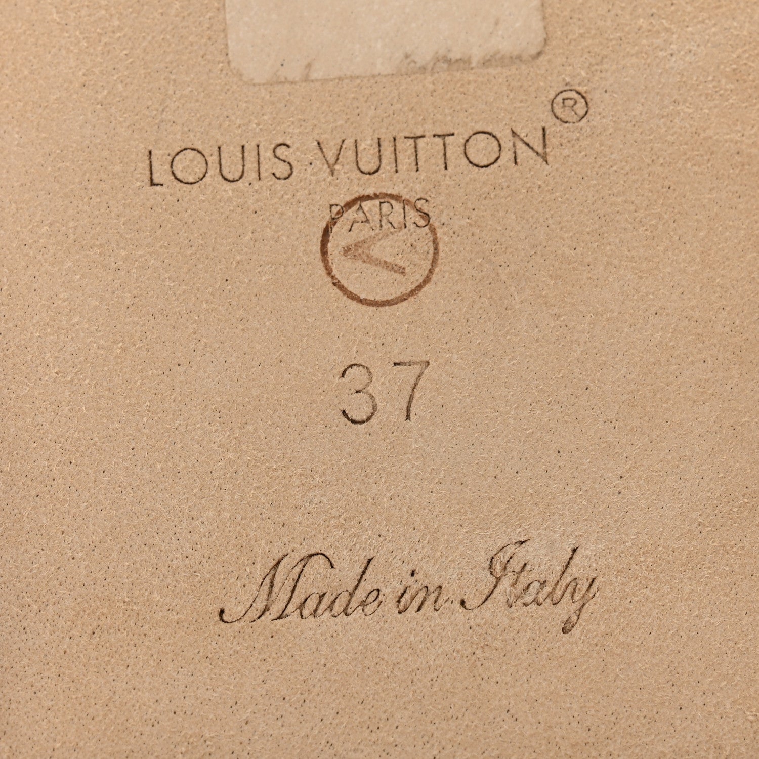 Louis Vuitton Calfskin LV Isola Flat Sandals 37 Tan 7 of 10
