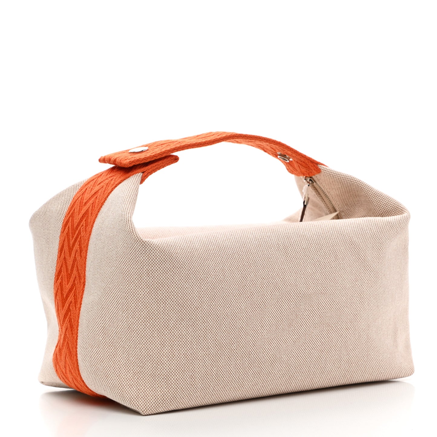 Canvas Large Bride-A-Brac Pouch Natural Orange