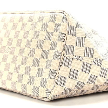 Louis Vuitton Damier Azur Neo Neverfull MM Rose Ballerine 8 of 8