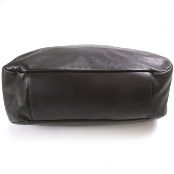 Lambskin Edgy Large Hobo Brown