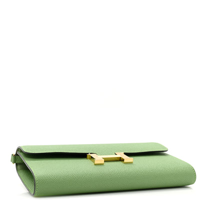 Hermes Epsom Constance Long To Go Wallet Vert Criquet 3 of 9