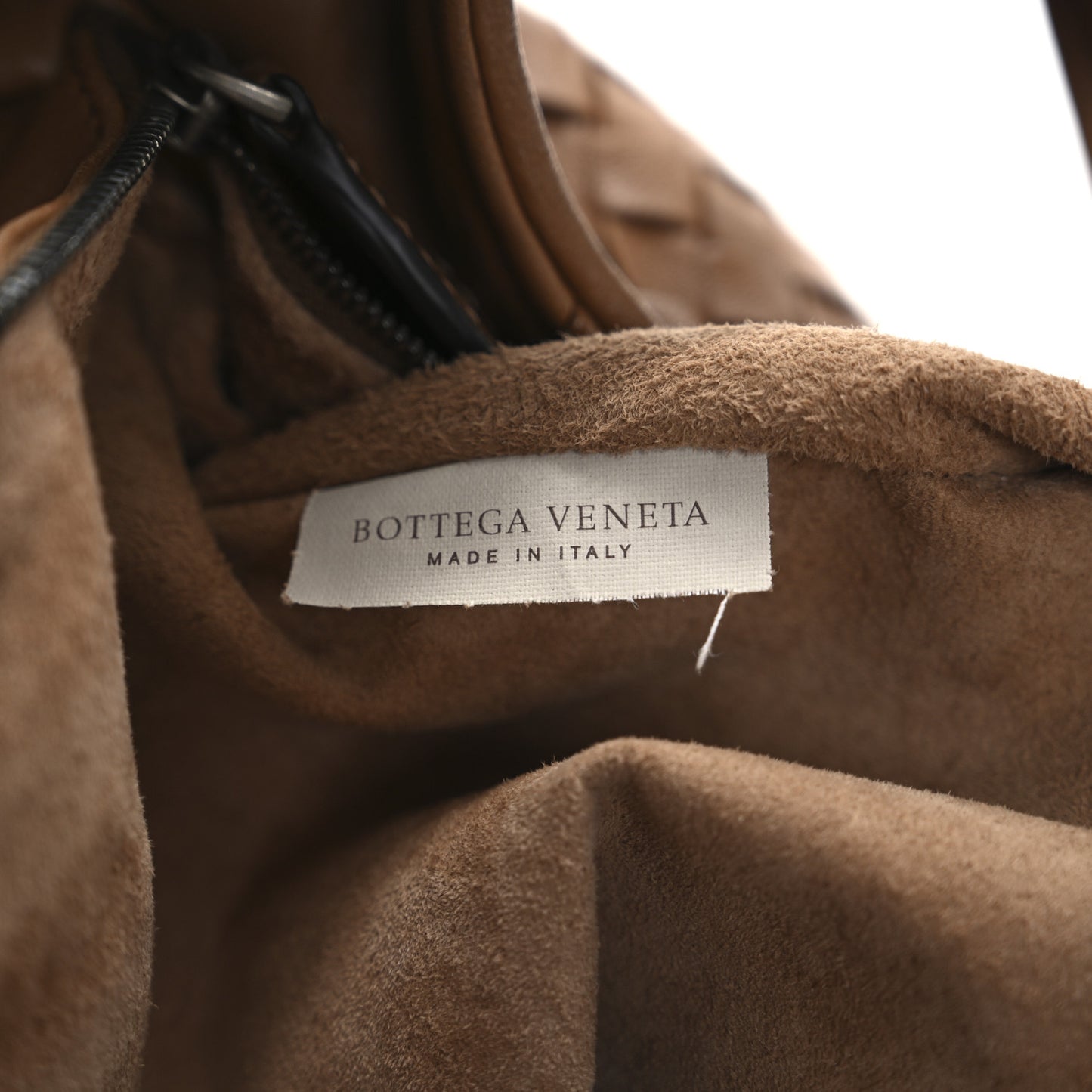 Nappa Intrecciato Ball Hobo Noce