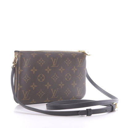 Louis Vuitton Reverse Monogram Giant Double Zip Pochette 3 of 9