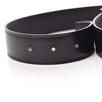 Hermes Box Swift 32mm H Belt 85 Black Plomb 6 of 6