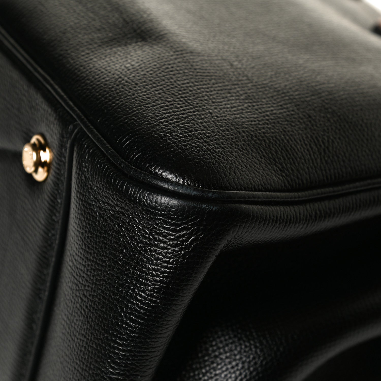 Louis Vuitton Calfskin All Set MM Black Tan 12 of 17