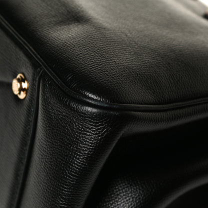 Louis Vuitton Calfskin All Set MM Black Tan 12 of 17