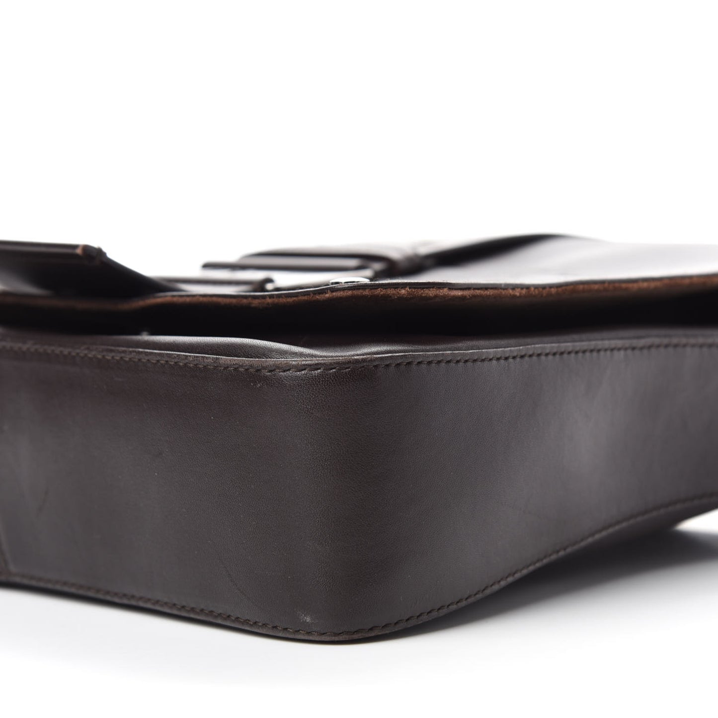 Calfskin Street Chic Messenger Brown