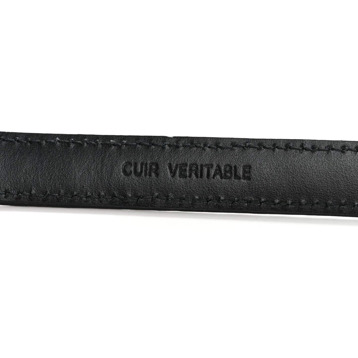 Calfskin Quilted CC Belt 80 32 Black
