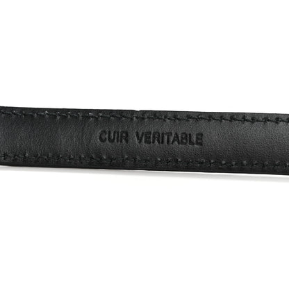 Chanel Calfskin Quilted CC Belt 80 32 Black 7 of 7