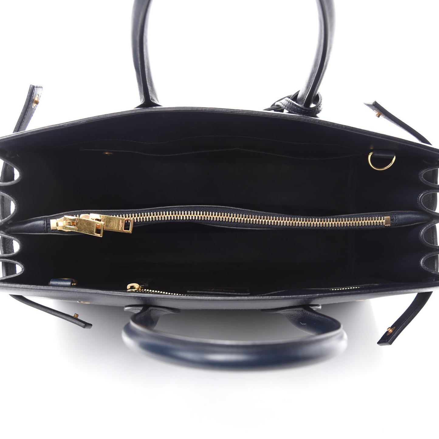 Calfskin Small Sac De Jour Navy