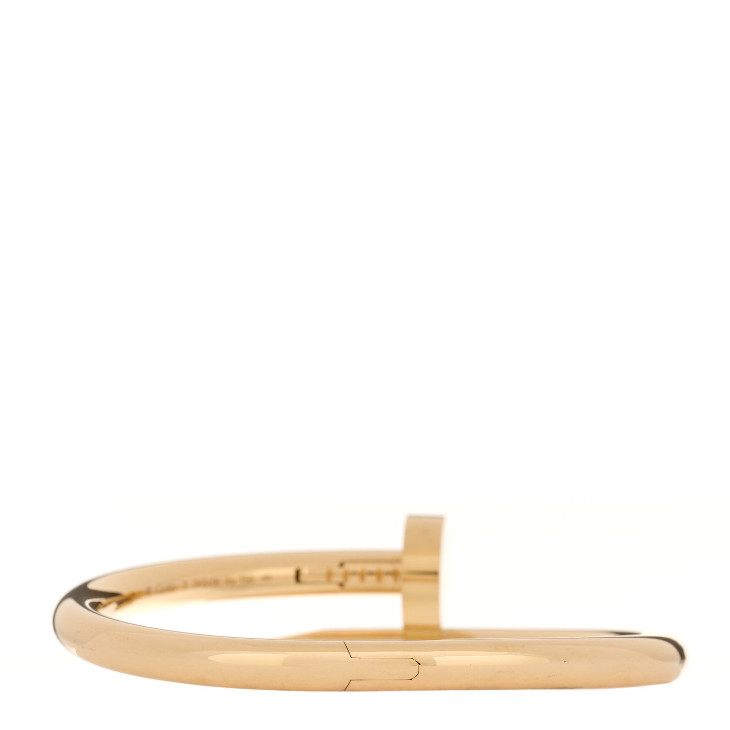 18K Yellow Gold Large Juste Un Clou Bracelet 17