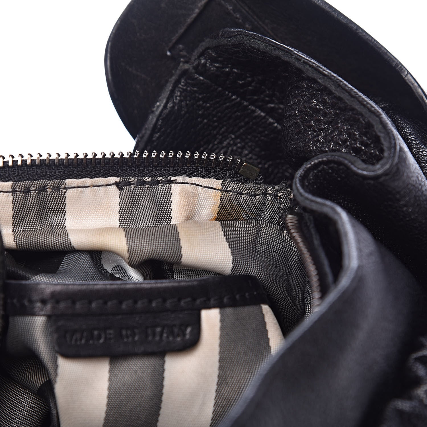 Burberry Calfskin Warrior Hobo Black 13 of 16