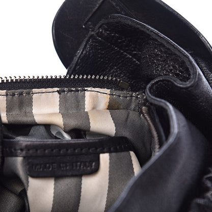 Burberry Calfskin Warrior Hobo Black 13 of 16