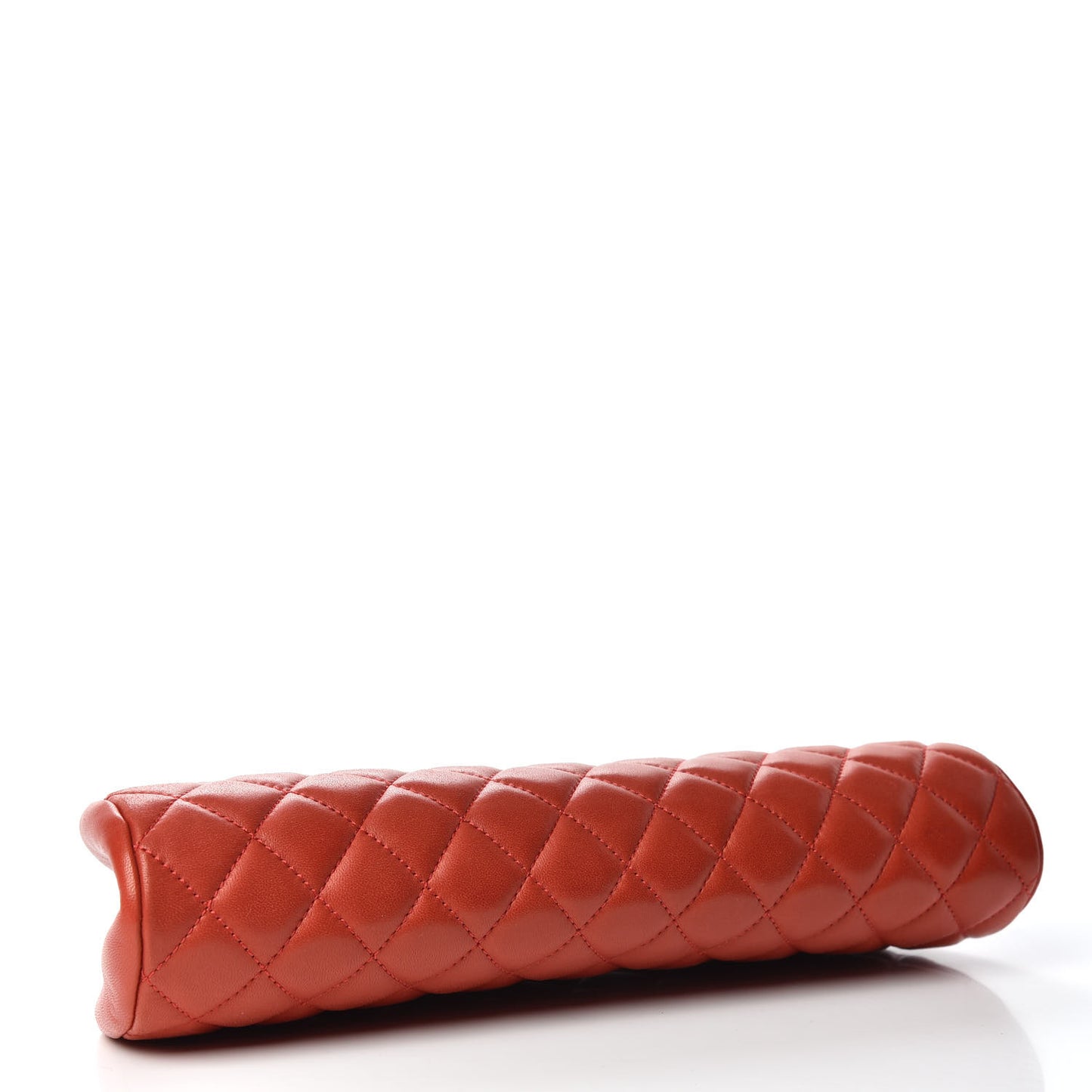 Lambskin Quilted Timeless Clutch Red