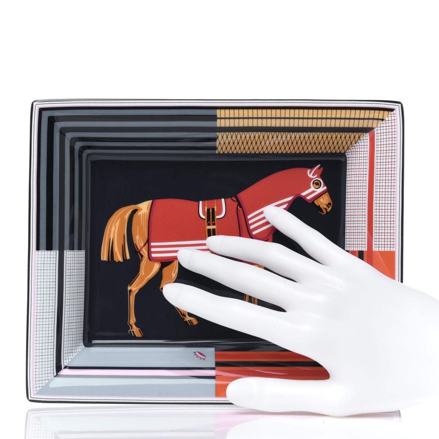 Porcelain Rocabar A Cheval Change Tray