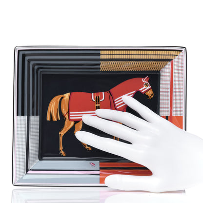 Hermes Porcelain Rocabar A Cheval Change Tray 2 of 5