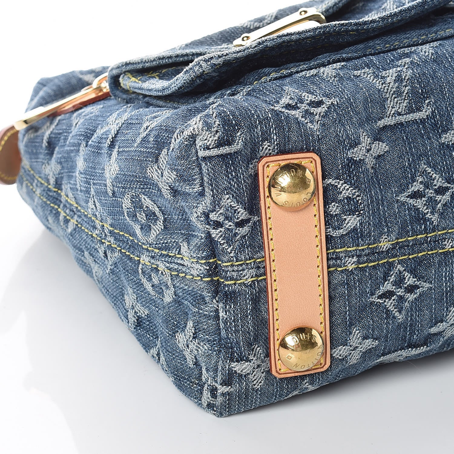 Louis Vuitton Monogram Denim Baggy PM Blue 5 of 9
