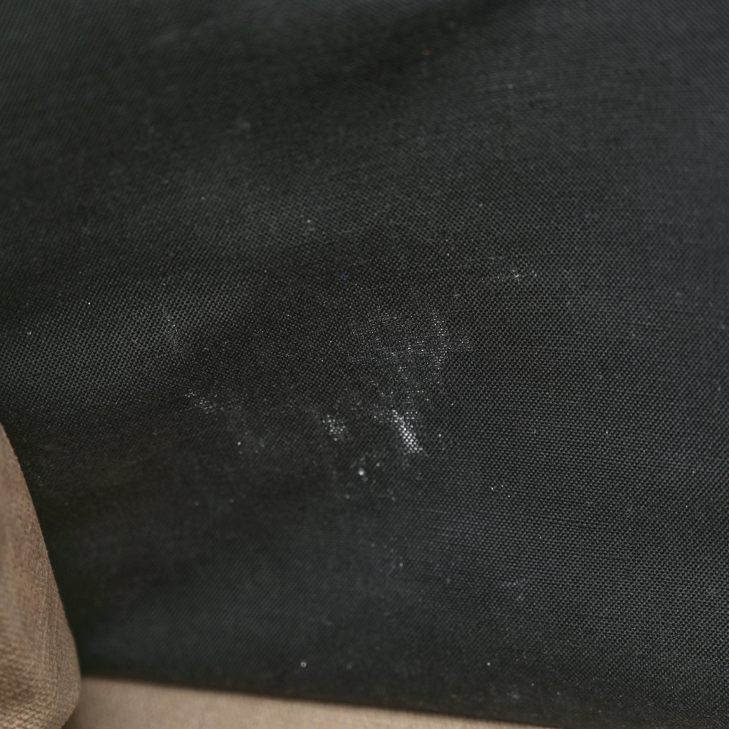 Embroidered Cotton Linen Rive Gauche Noe Tote Natural Black