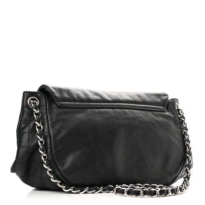 Chanel Caviar Half Moon Wallet On Chain WOC Black 2 of 11