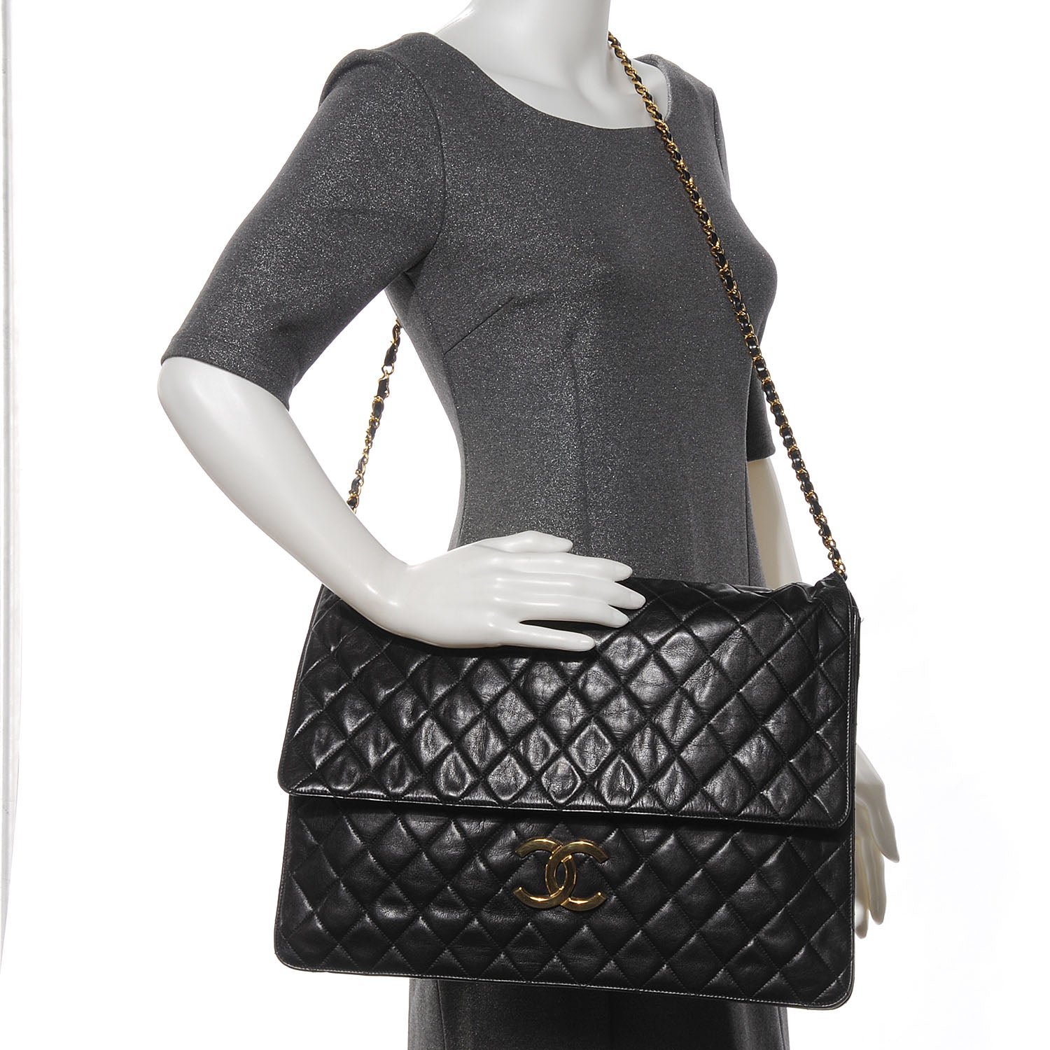 Chanel Lambskin Portfolio Flap Black 2 of 8