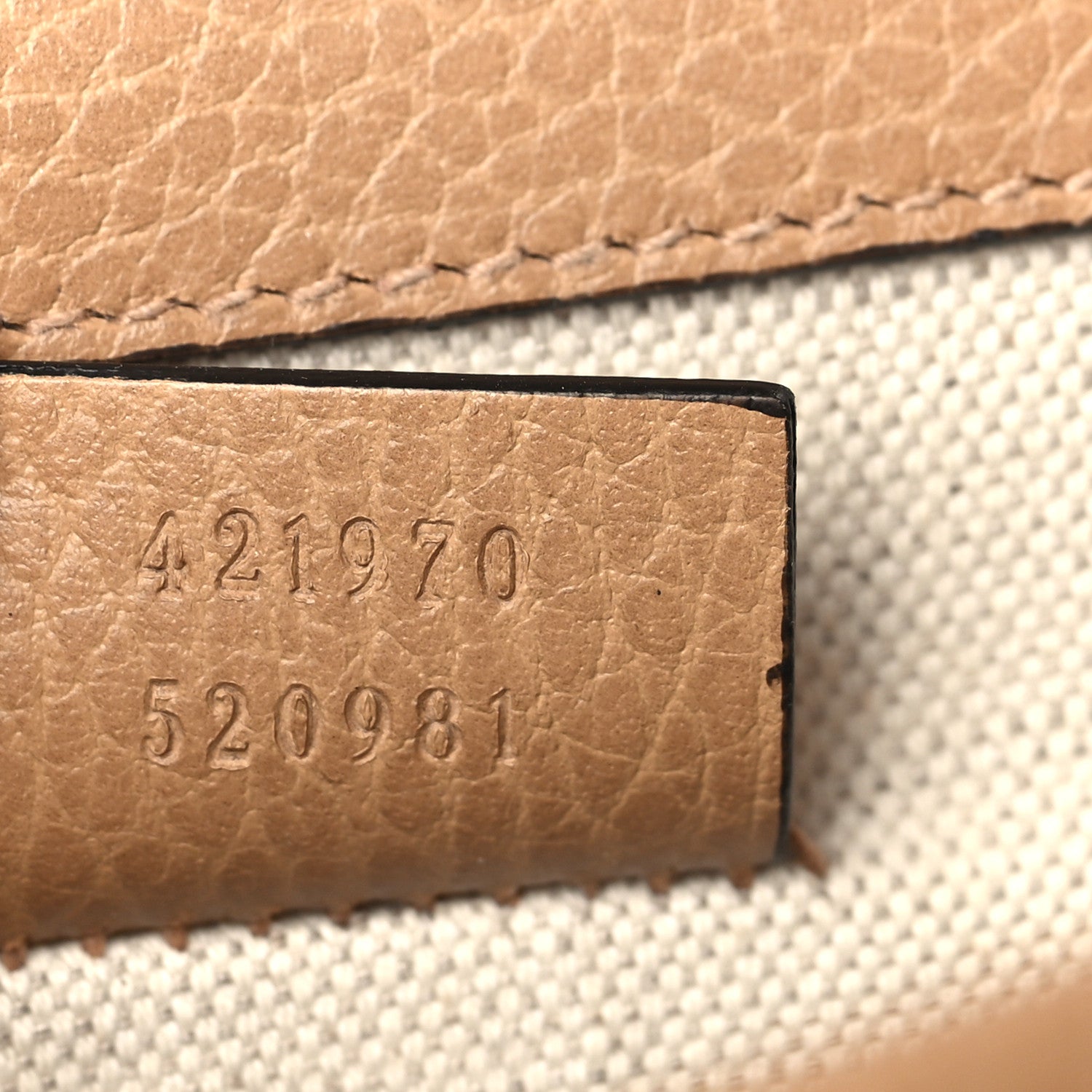 Gucci Dollar Calfskin Crystal Mini Dionysus Shoulder Bag Natural Tan Black Diamond 7 of 9
