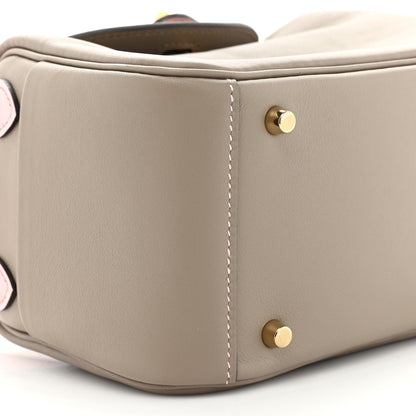 Hermes Swift Horseshoe Mini Lindy 20 Gris Asphalte Rose Sakura 8 of 9