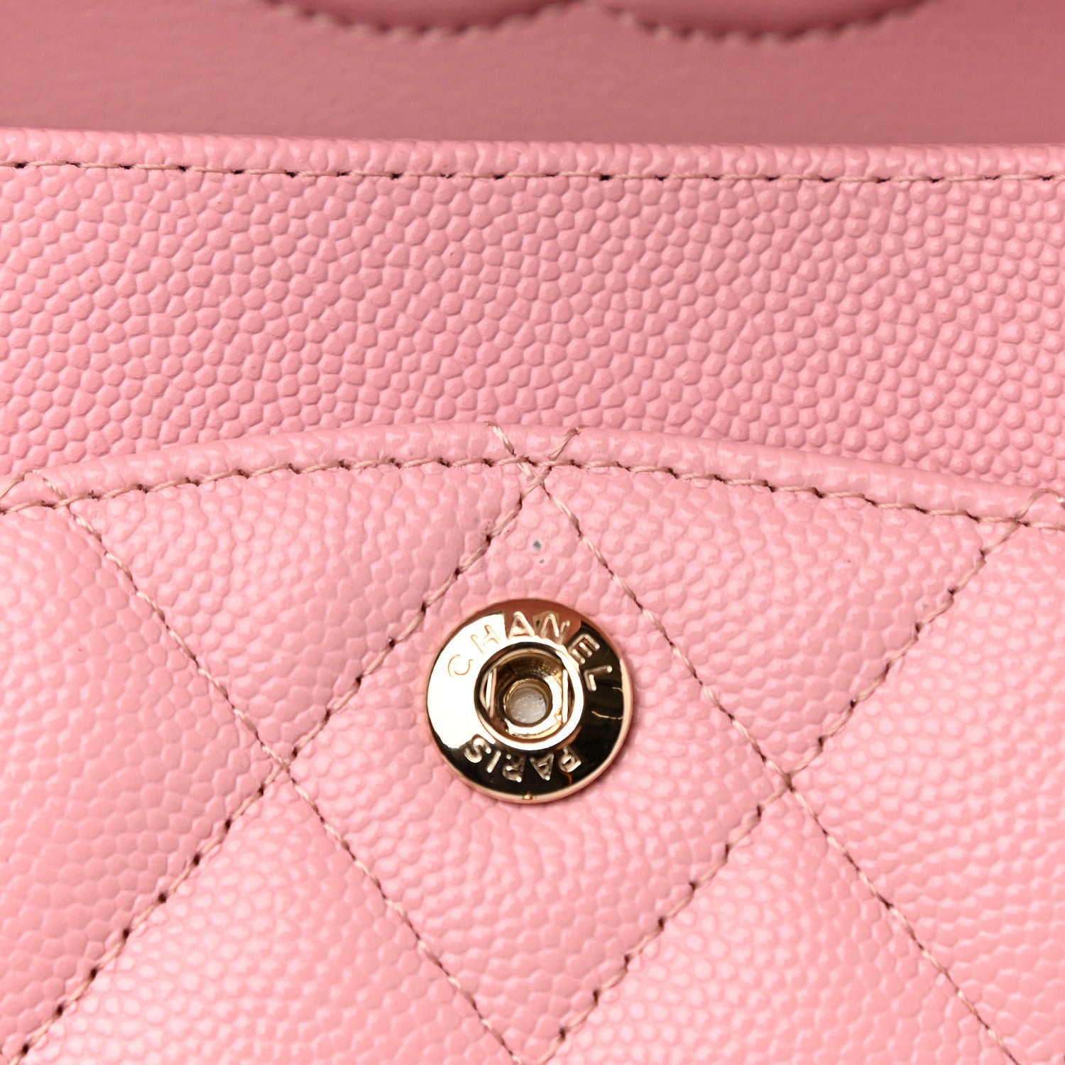 Chanel Caviar Quilted Small Double Flap Pink 9 of 11