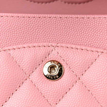 Chanel Caviar Quilted Small Double Flap Pink 9 of 11