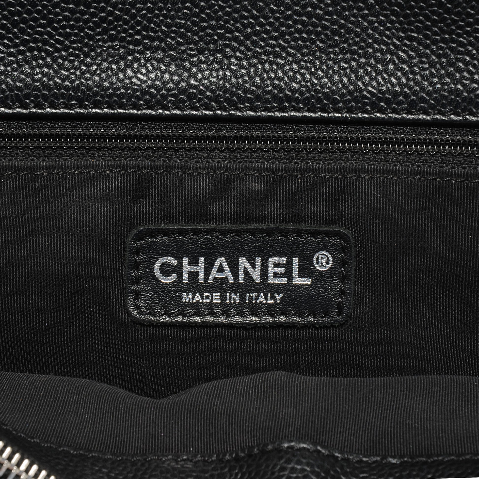 Chanel Caviar Grand Shopping Tote GST Black 6 of 7