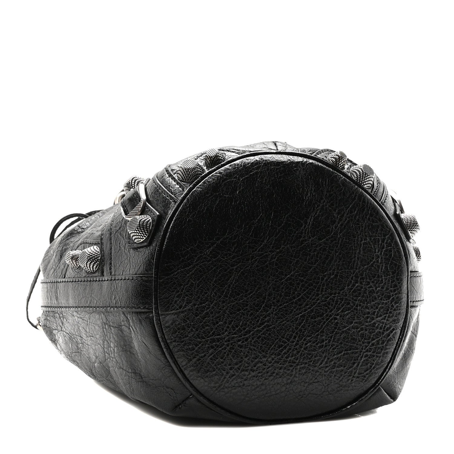 Balenciaga Agneau Arena Small Le Cagole Bucket Bag Black 5 of 10