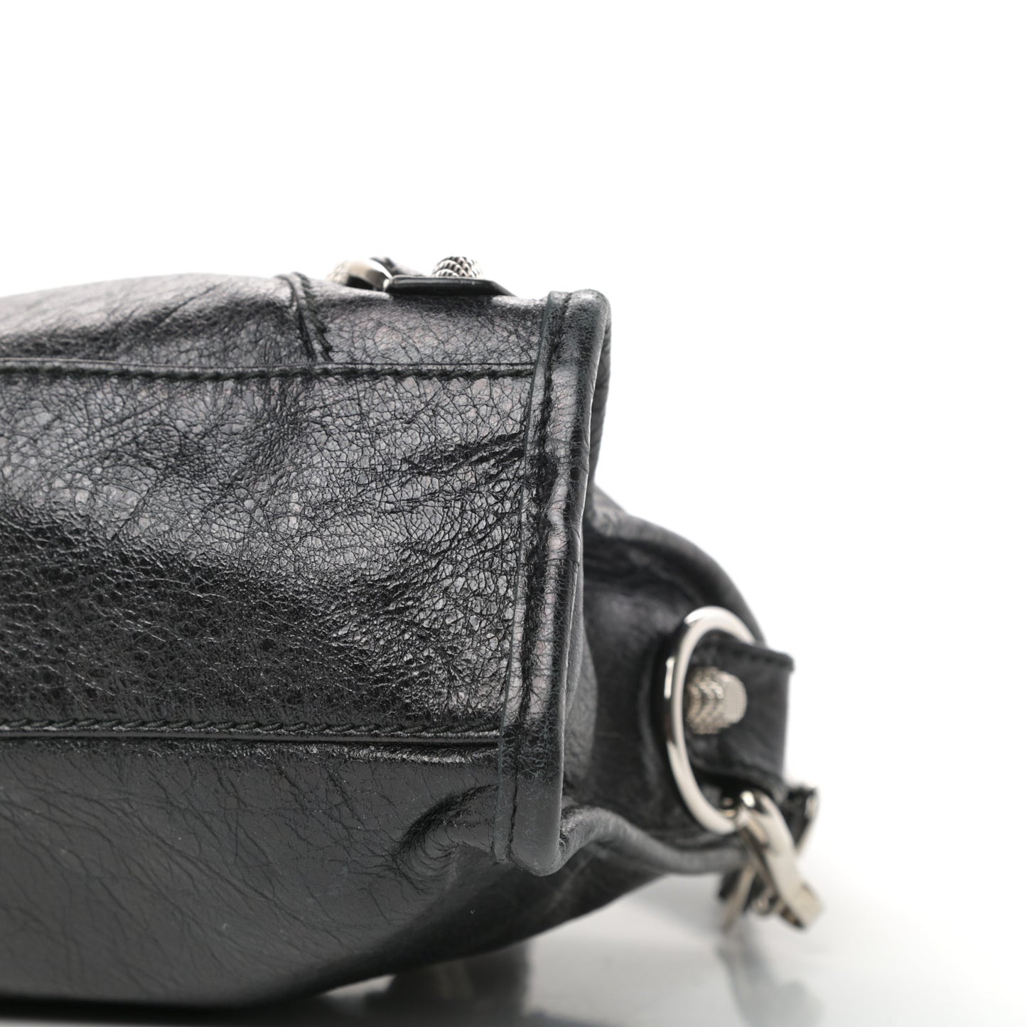 Agneau Giant 12 Silver Hardware Mini City Black