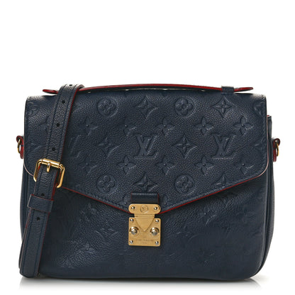 Louis Vuitton Empreinte Pochette Metis Marine Rouge 1 of 9