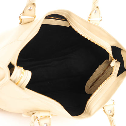 Balenciaga Veau Amp Plate Gold Hardware City Beige Argile 7 of 9