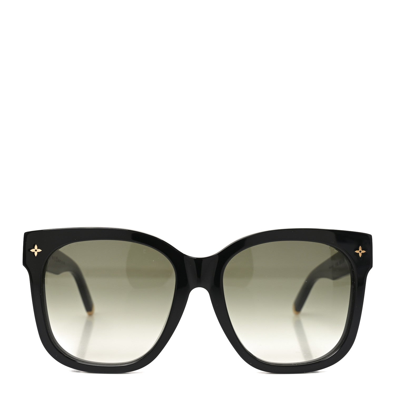 Louis Vuitton Acetate My Monogram Cat Eye Sunglasses Z1729E Black