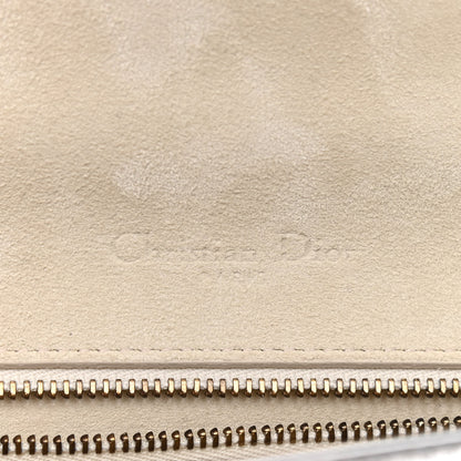 Christian Dior Metallic Patent Studded Small Diorama Flap Bag Silver 6 of 10