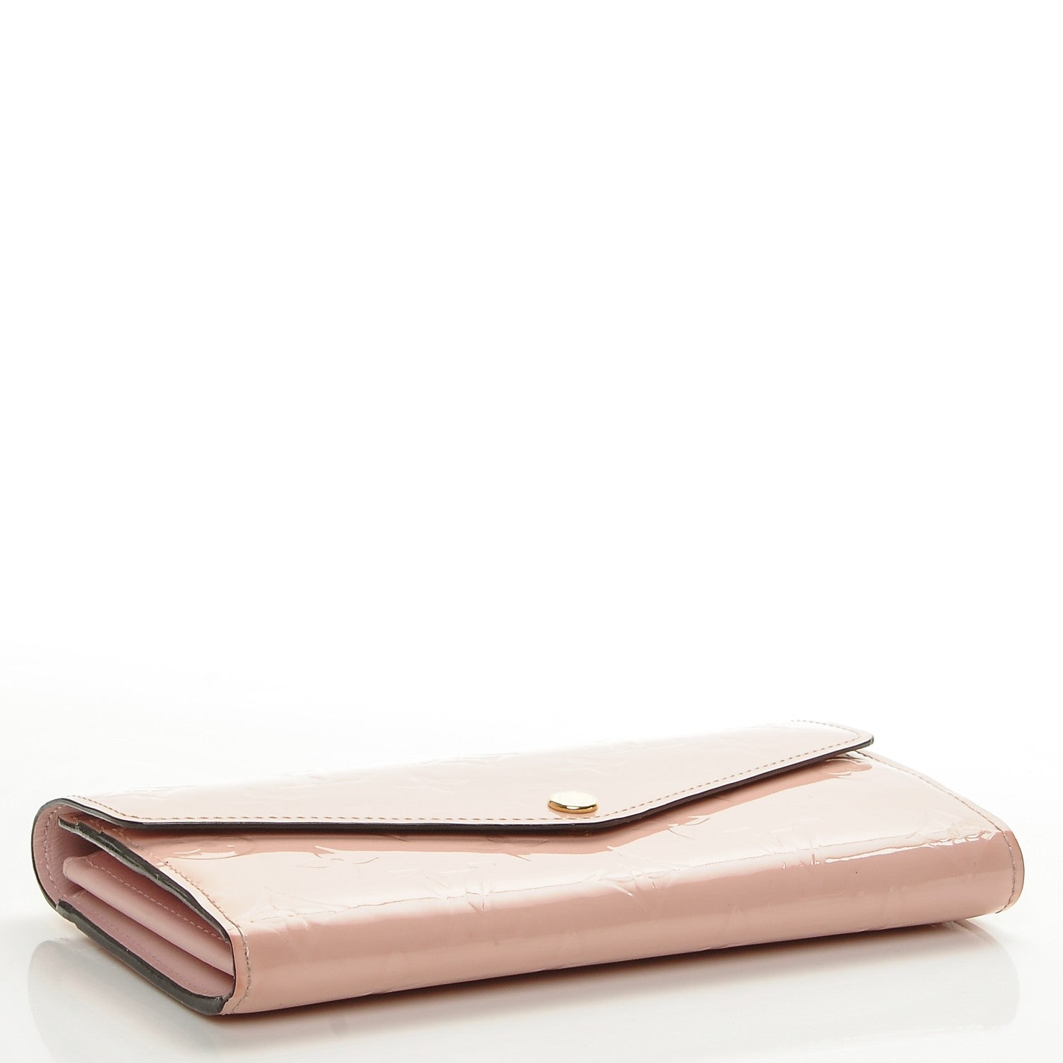 Louis Vuitton Vernis Sarah Wallet NM Rose Ballerine 4 of 6