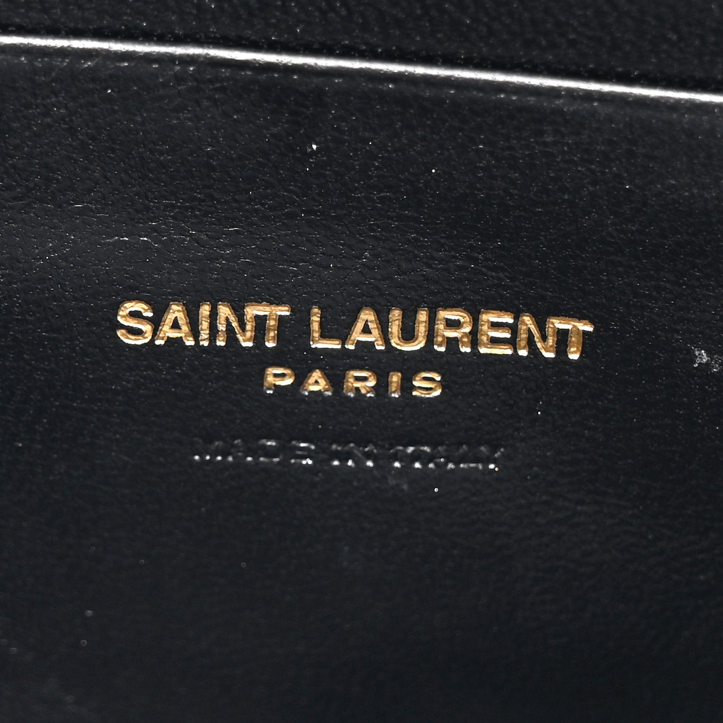 Patent Calfskin Crocodile Embossed Monogram Mini Lou Camera Bag Black